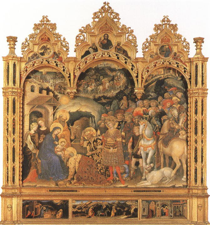 Gentile da Fabriano,Adoration of the Magi (mk36)